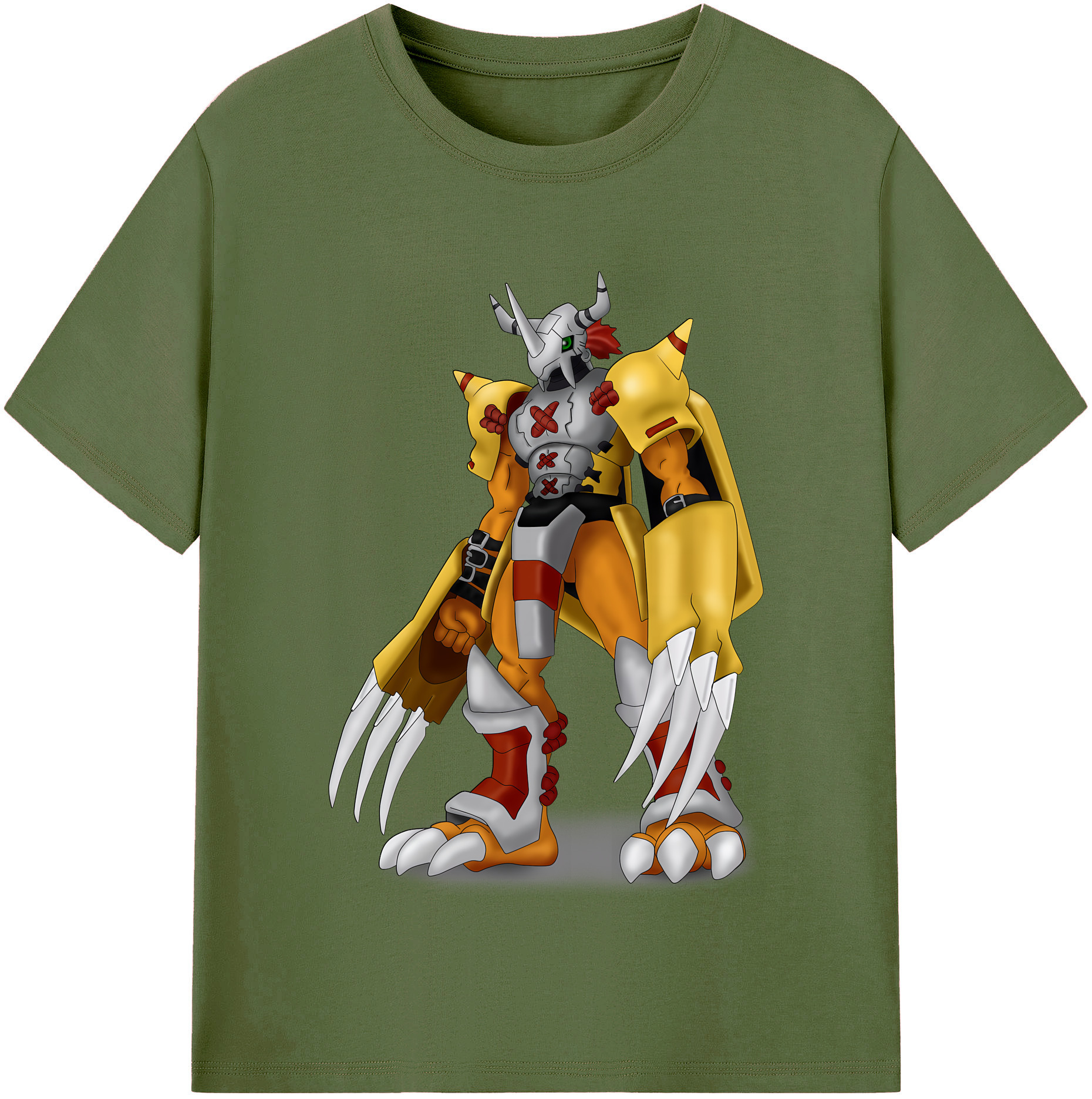 （画像用） Digimon デジタルモンスター/デジモン 綿100％半袖Tシャツ（フロントプリント）